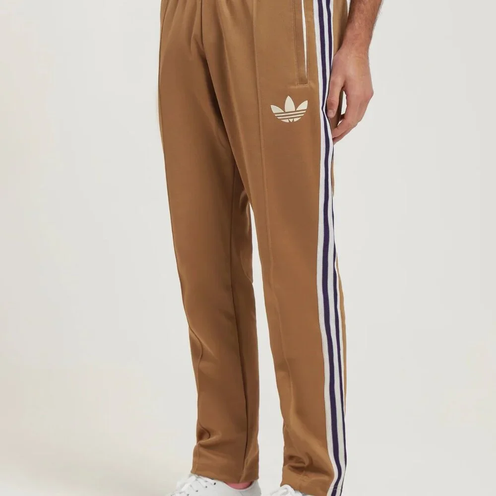 adidas Men's Brown and Pink Track Jacket - Picture 7 of 8